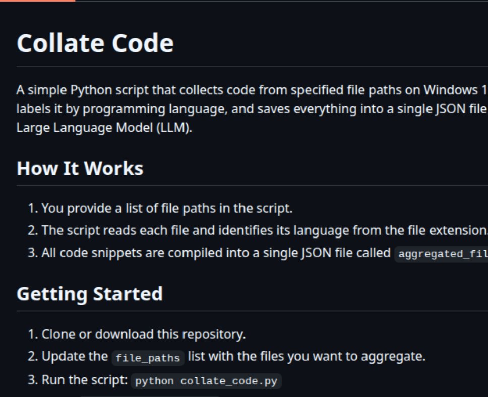 LLM Collate Code