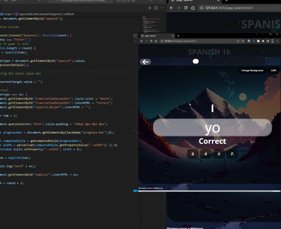 Language Learning Website Tutorial
