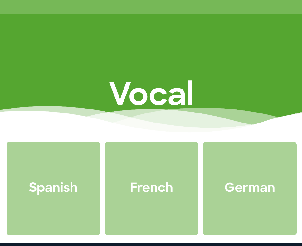Vocal Language App